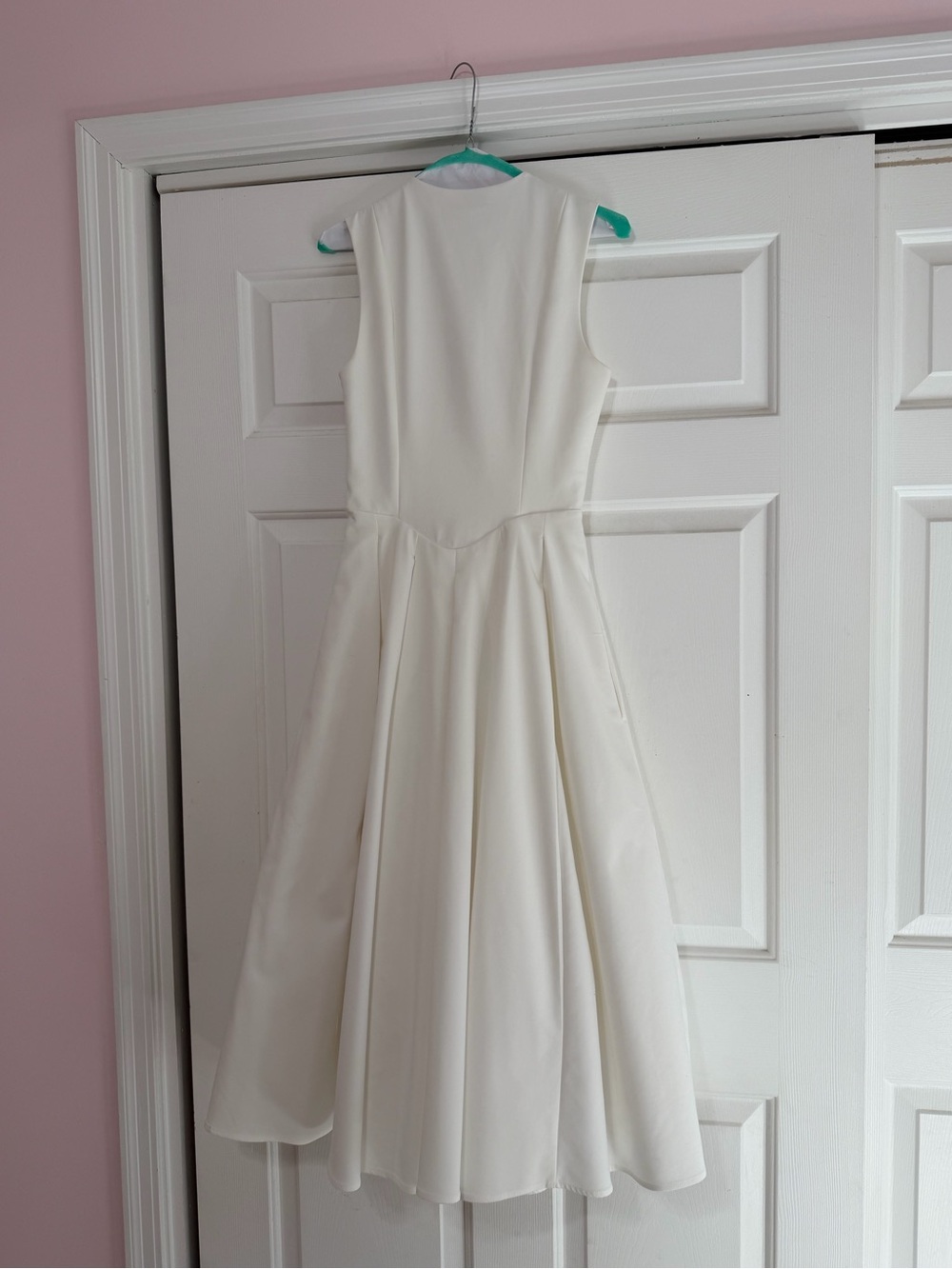 Meshki Keely Cotton Sleeveless Midi Dress - White - Picture 7 of 11